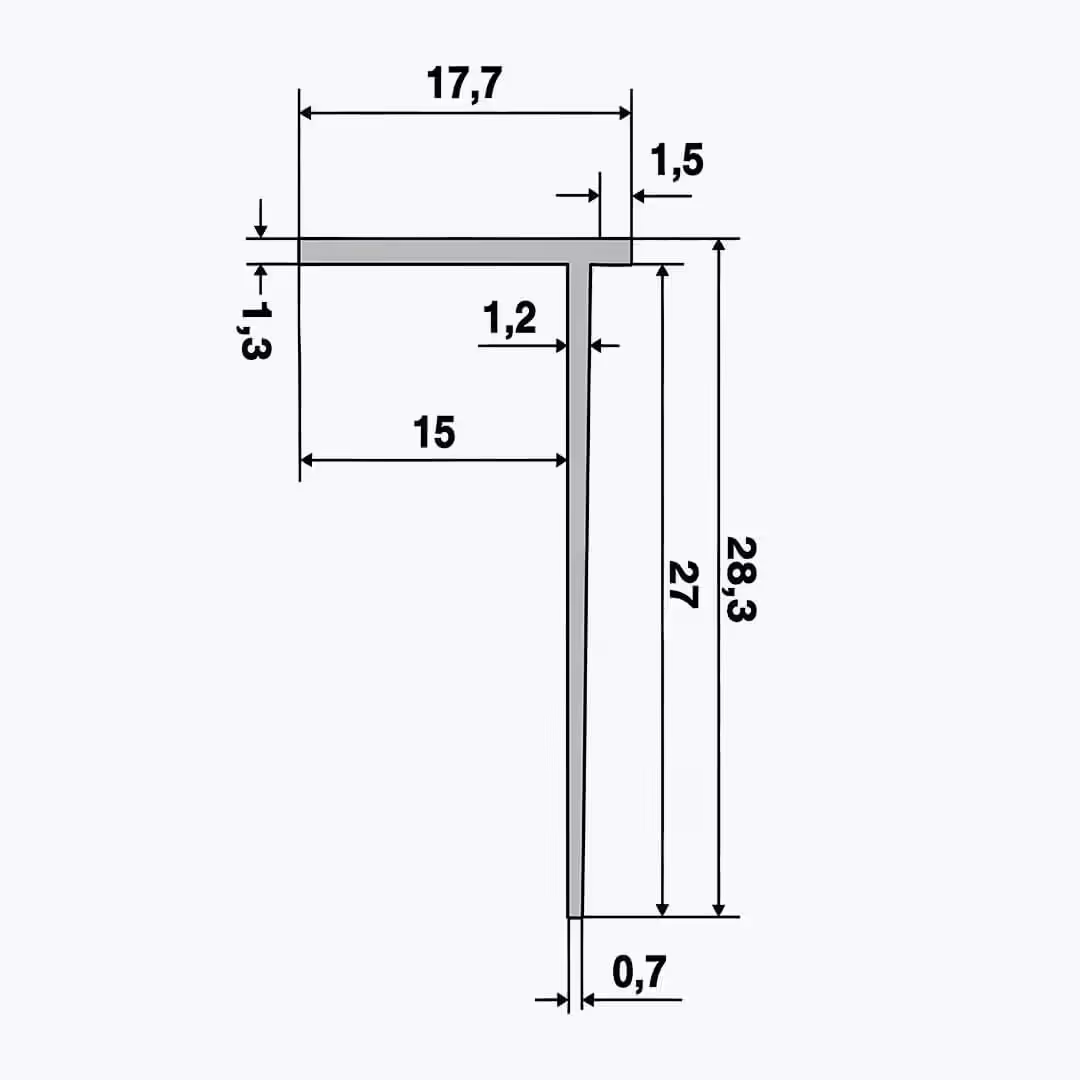TEMPOLISTEL® B119 BA15 starpsienu noslēguma profils - Image 2